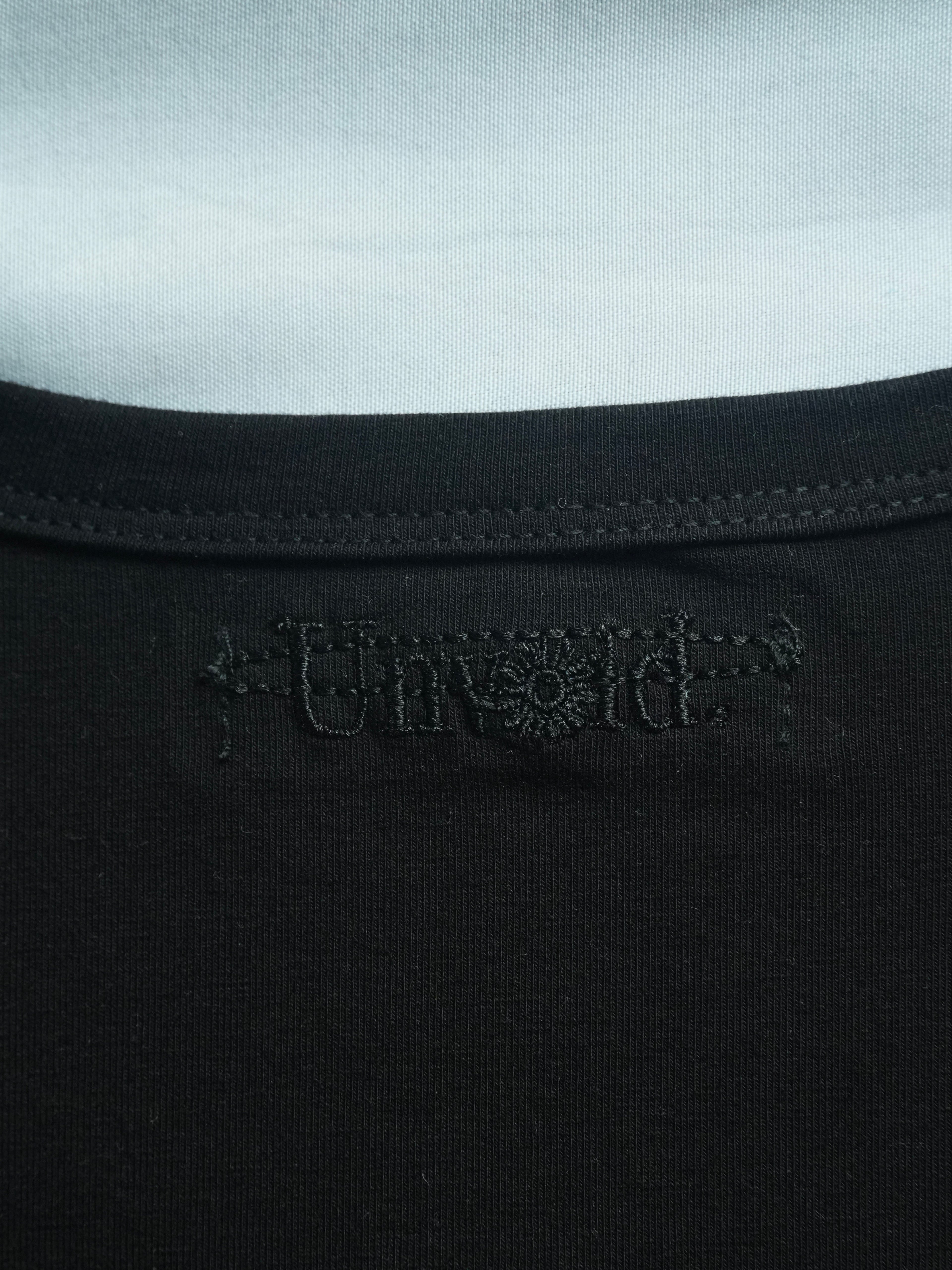 COMPACT HENLEY BLACK