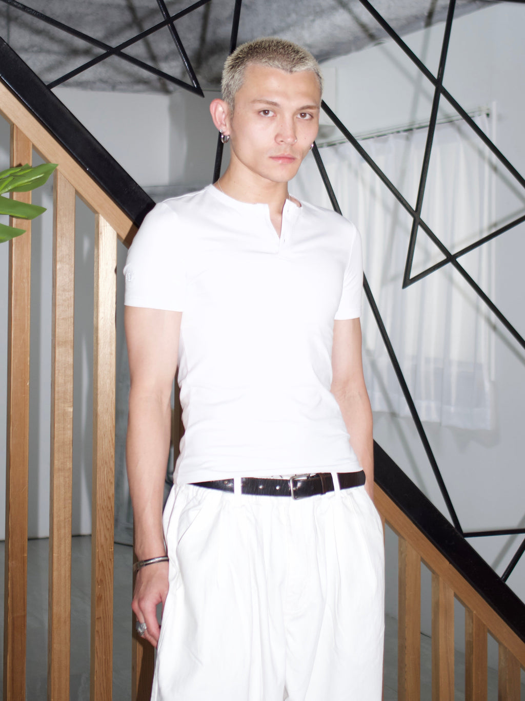 COMPACT HENLEY PURE WHITE
