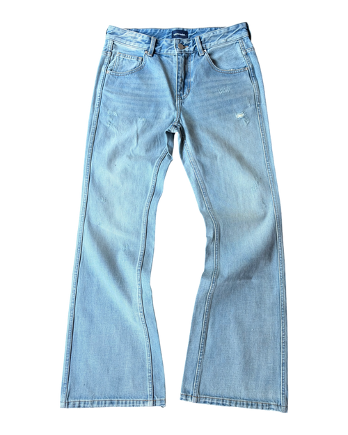VINTAGE WASHED BOOTCUTJEANS BLUE